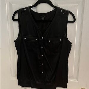 White House Black Market Black Sleeveless Tank